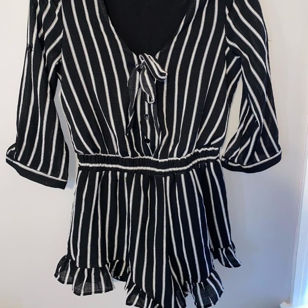 Striped Romper Davi & Dani